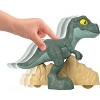 Fisher-Price Imaginext Jurassic World Rebirth Tyrannosaurus Rex Dinosaur Toy with Wheels and Wiggling Motion - 2 of 4