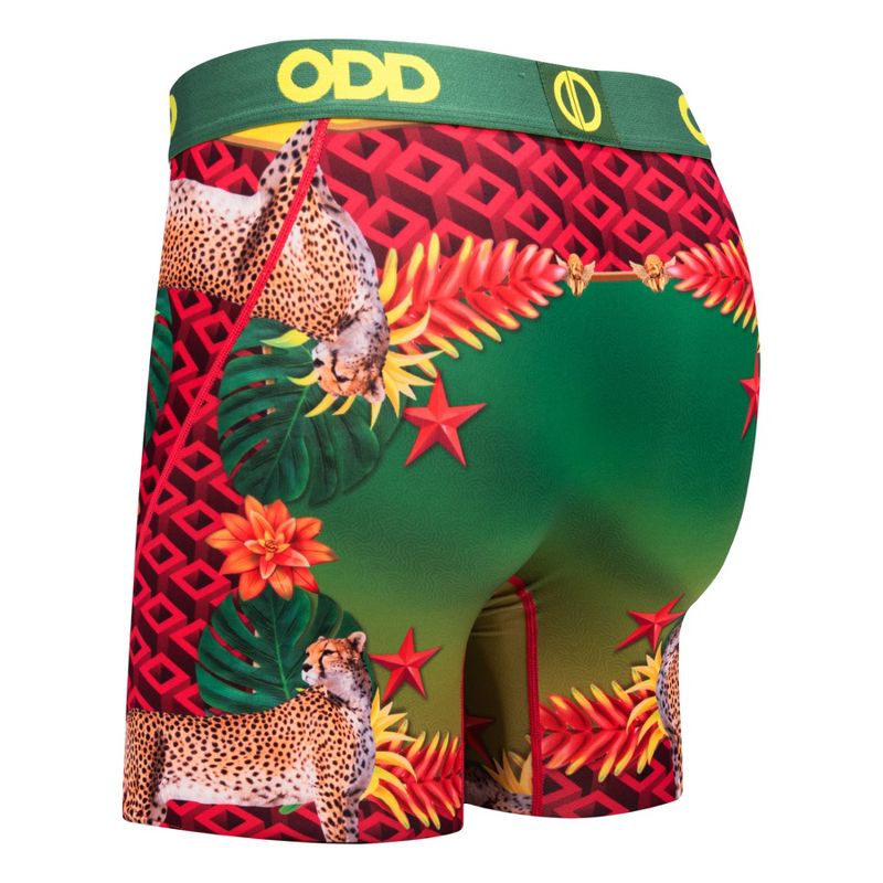 Odd Sox Men's Novelty Underwear Boxer Briefs, Cheetahs High Fashion, 4 of 6