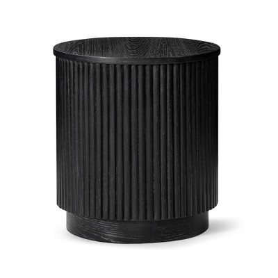 Maven Lane Dallas Modern Round Wooden Side Table