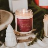 Sweet Water Decor Merry Christmas Patterned 9oz Clear Candle - 2 of 3