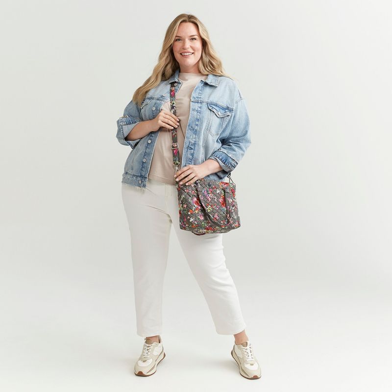 Vera Bradley Women's  Cotton Multi-Strap Shoulder Bag, 6 of 11
