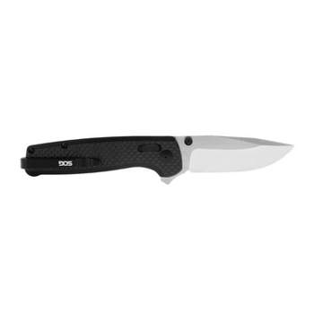 SOG Unisex Terminus XR 2.95-Inch S35VN Blade Fiber Handle Folding Knife (Black)