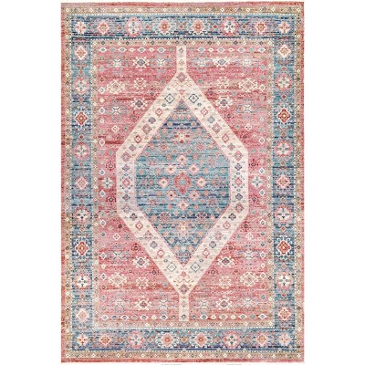 Nuloom Rory Tear Pendant Medallion Indoor Area Rug, 4' x 6', Beige