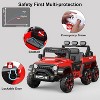 24V Electric Vehicle Battery Powered 6 EVA Wheels with Remote Control, 3 Adjustable Speeds - 3 of 4