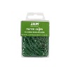 JAM Paper Colored Standard Paper Clips Small 1 Inch Green Paperclips 2183752A - 2 of 3