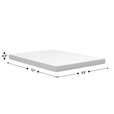 Full White Memory Foam Sofa Bed Mattress
