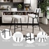 GustoWave Bar Stools Set of 2, Modern Barstools with Back, 22 inch Seat Height Island Stools with Metal Legs for Bar, Kitchen - 4 of 4