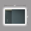 Vynxaria 36" x 28" Dimmable LED Vanity Mirror: Stylish & Functional with Anti-Fog - 3 of 4