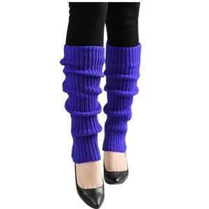 INSPIRE CHIC Women's Knitted Solid Color Warm Knee High Length Ribbed Leg Warmers - 1 of 4