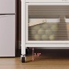 LunaLulinlk Open-door kitchen shelving Floor-to-ceiling multilevel household microwave storage cabinet bowls side cabinets cabinets Storage cabinets - 4 of 4