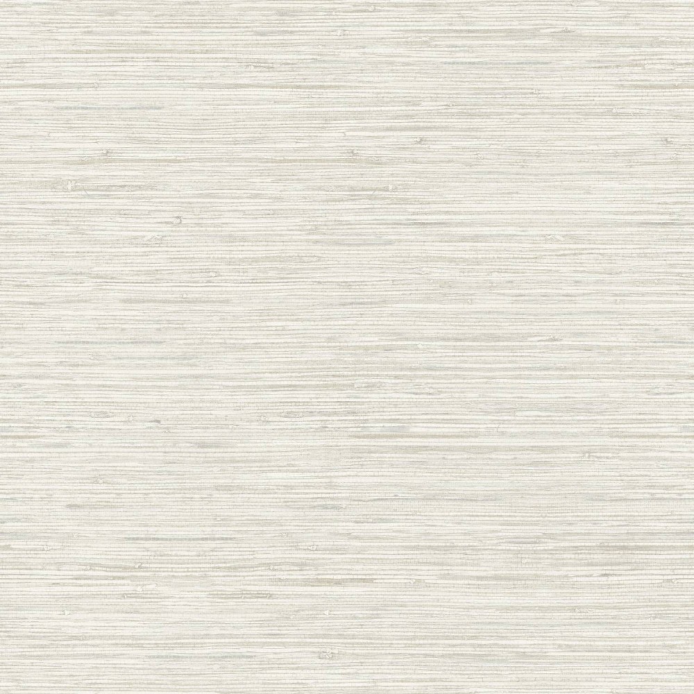 Photos - Wallpaper Roommates Faux Grasscloth Beige Peel and Stick  