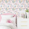 RoomMates Unicorn Paradise Peel and Stick Wallpaper: Removable Kids Vinyl, Multicolor, 28 Sq Ft Coverage, Self-Adhesive - 4 of 4