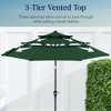 Best Choice Products 10ft 3-Tier Patio Umbrella, Market Sun Shade w/ Tilt Adjustment, Easy Crank - 3 of 4