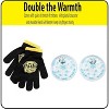 Nicklelodeon Paw Patrol Boy's Winter Hat and Gloves Set Size Age 4-7, Paw Patrol Black Glove with Handwarmers - 3 of 4