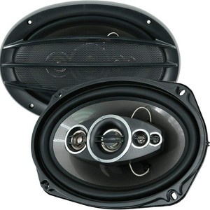 Audiobank  2X AB-690 6"x9" 1400 Total Power Handling Watts 5-Way Car Audio Stereo Coaxial Speakers Frequency Response: 45-20,000 Hz MidRange Injection - 1 of 4