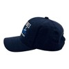 Sometimes Motivation Finds You Hat Funny Sarcastic Shark Graphic Novelty Cap - Crazy Dog Hat Navy Standard - 3 of 4