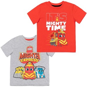 Mighty Express Nate Brock Milo 2 Pack Graphic T-Shirt Gray/Red - 1 of 4
