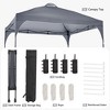 Ainfox 12ft x 12ft Large Outdoor Canopy Outdoor Instant Pop-up Canopy Folding Tent Sun Shelter - 4 of 4