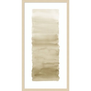 17" x 33" Cream Blend by Allie Corbin Wood Framed Wall Art Print - Amanti Art: Modern Lithograph, Hardwood Frame, Wire Mount - 1 of 4