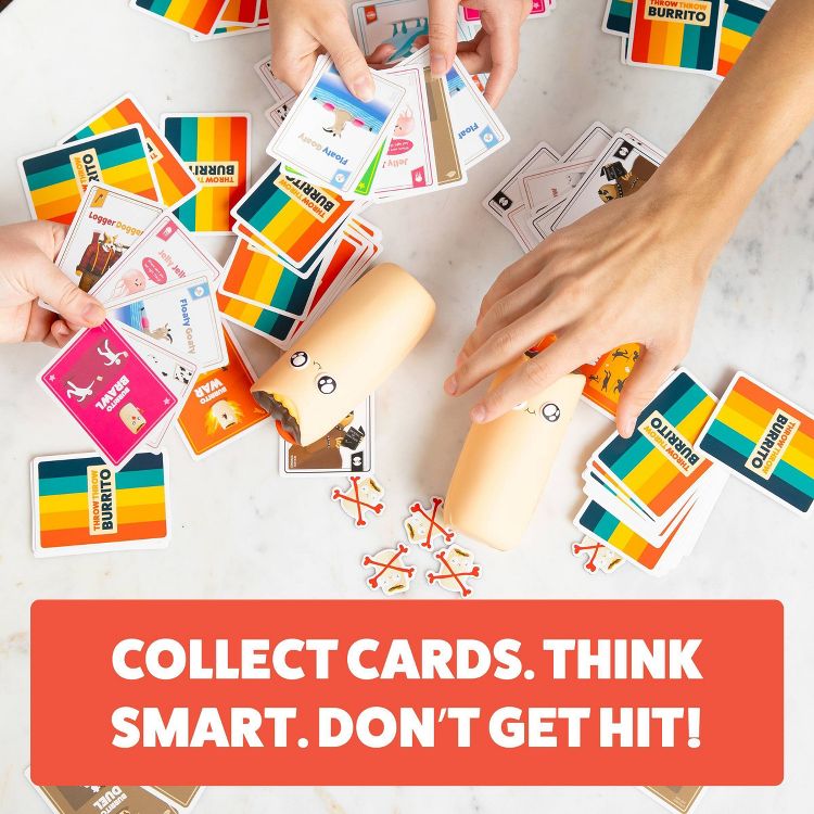 Throw Throw Burrito by Exploding Kittens - A Dodgeball Card Game: Quick 15-Minute Party Fun with 2-6 Players, 6 of 7