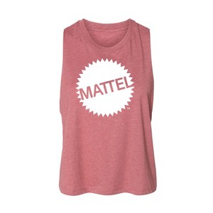 Women's Mattel Mattel Original Logo Graphic Racerback Tank - Heather Mauve - Small - 1 of 2