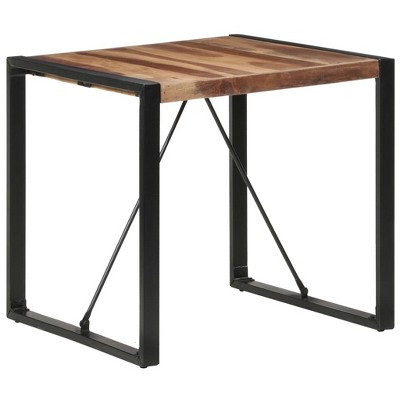 vidaXL Dining Table Dinner Bistro Table Dining Room Furniture Solid Acacia Wood