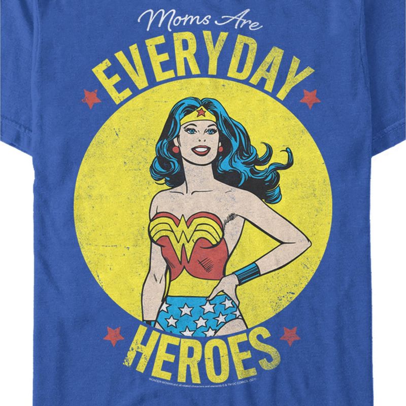 Men's Wonder Woman Moms Are Everyday Heroes T-Shirt, 2 of 5