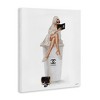 Stupell Industries Fashion Brand Emblem Coffee Cup Woman Canvas Wall Art - 3 of 4