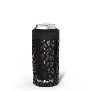 FrostBuddy Universal Buddy Insulated Can Cooler | Fits 12oz Cans, Slim Cans & Bottles | Stainless Steel Drink Holder - 1 of 4