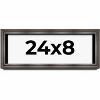 PosterPalooza | Panoramic Shadow Box 1.75" Deep Brown Frame - UV Acrylic, Backing, Hanging Hardware - 2 of 4