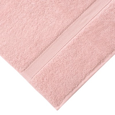 Set of 4 Pink Turkish Cotton Bath Towels