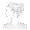 Medium Huggie Hoop Earrings - A New Day™ Gold: Clip-In Clasp, Brass, Nickel-Free, 0.59" Diameter, Single Pair - 3 of 3