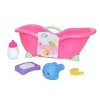 JC Toys Lil' Cutesies 9.5" All Vinyl Washable Doll Bathtub Gift Set - 4 of 4
