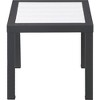 Meridian Furniture,Nizuc Wood Look Accent Paneling Outdoor Patio Aluminum End Table - 2 of 4