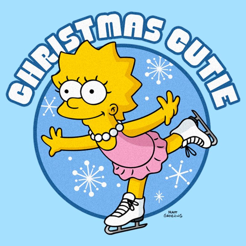 Men's The Simpsons Christmas Cutie Lisa T-Shirt, 2 of 5