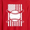 Men's - Instant Message - Baseball Flag Long Sleeve Graphic T-Shirt - 2 of 4