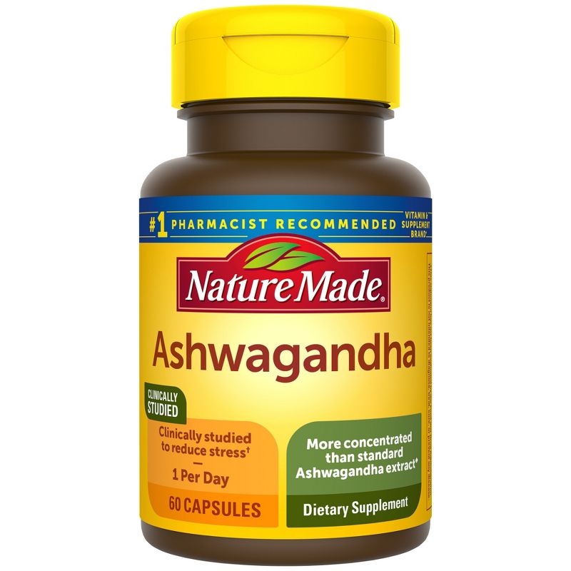 Nature Made Ashwagandha Capsules - 60ct, 1 of 9