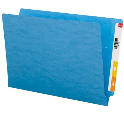 Smead Colored End Tab File Folder, Shelf-Master Reinforced Straight-Cut Tab, Legal Size, 100 per Box
