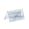 Azar Displays Two Sided Tent Style Clear Acrylic Sign Holder and Nameplate, Size: 8.5" W x 5.5" H on each side, 10-Pack - 2 of 3