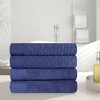 Egyptian Cotton Herringbone Medium Weight Bathroom Towel Set by Blue Nile Mills - 2 of 4