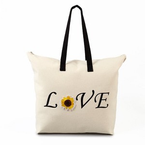 The Lakeside Collection Interchangeable Tote Bag Sets - Love 8 Pieces - 1 of 4