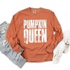 Simply Sage Market Pumpkin Queen Distressed Garment Dyed Long Sleeve - 3 of 4