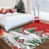 Coolmee Christmas Washable Rugs for Living Room Non-Slip Soft Christmas Tree and Deer No-Shedding Indoor Carpet for Living Room Dining Room Bedroom - 4 of 4