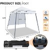 Yaheetech Pop-up Canopy Tent with Side Panel, Storage Bag - 3 of 4