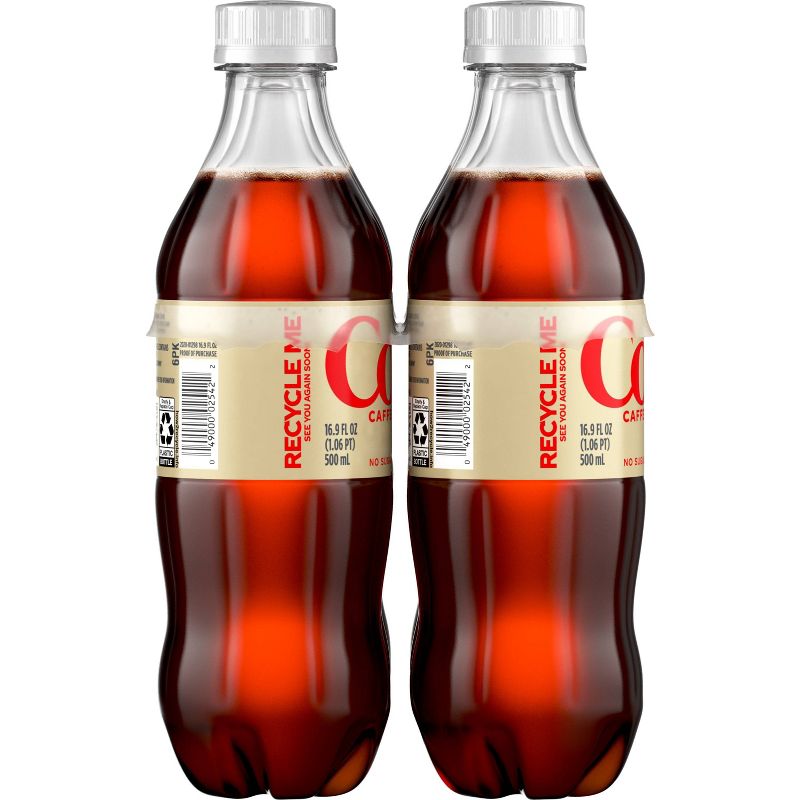 Diet Coke Caffeine Free - 6pk/16.9 fl oz Bottles, 4 of 13