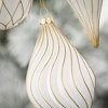 6"H  6"H and 5.5"H Sullivans Mosaic Drop Ornament - Set of 3  Gold Christmas Ornaments - 2 of 2
