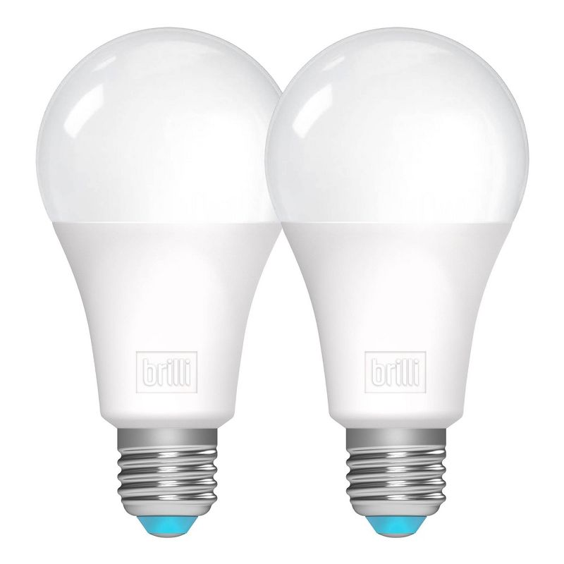 Brilli 2pk A21 100W Charge Up Energy-Boosting Dimmable LED Light Bulbs White, 3 of 14