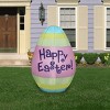 National Tree Company Easter Egg Inflatable Decoration, Pink, Easter Collection, 66 Inches - 2 of 3