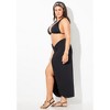 Swimsuits for All Women's Plus Size Pack N' Go Wrinkle-Resistant Sarong Skirt Cover Up - image 4 of 4