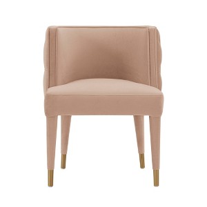 Maya Modern Tufted Velvet Upholstered Dining Chair - Manhattan Comfort - 1 of 4